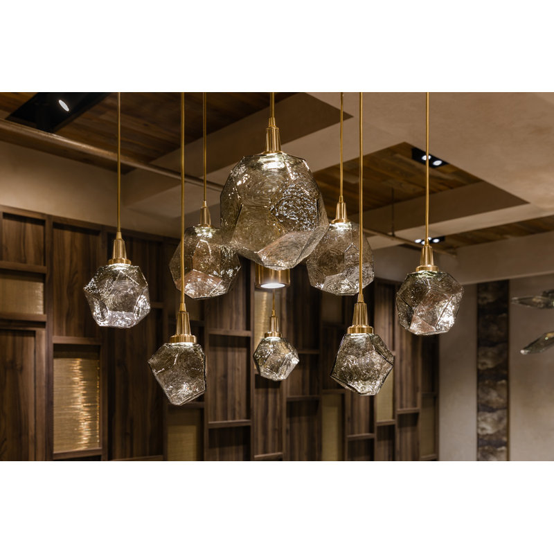 Hammerton Studio Gem 8 Light Cluster Geometric LED Pendant Wayfair